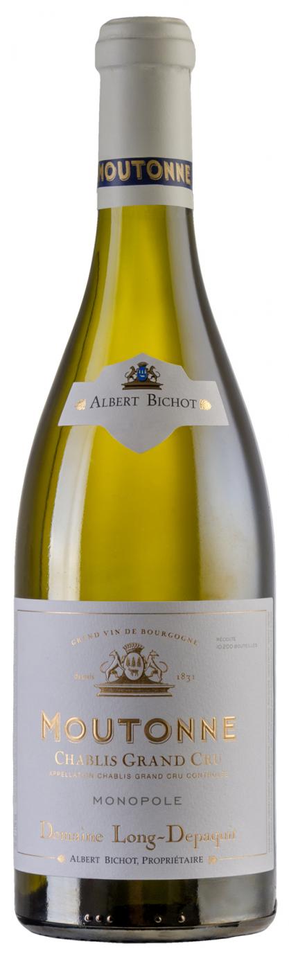 Chablis g.cru moutonne 2018, monopole, dom long depaquit, albert bichot , 1,5l magnum  